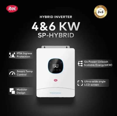 Inverter Itel 4kW PRO IP54 SP-Hybrid Solar Inverter 3 Year Replacement