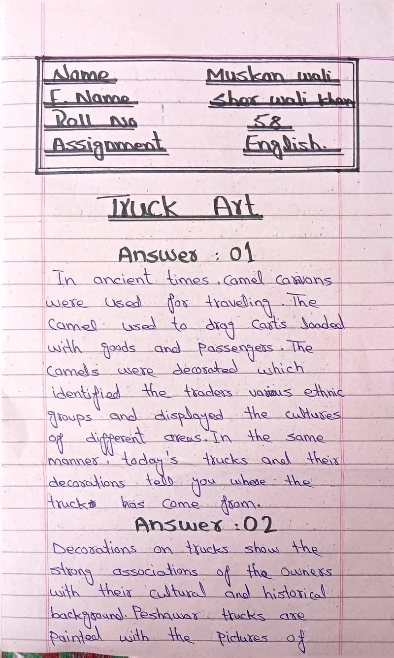Assignment writing 1