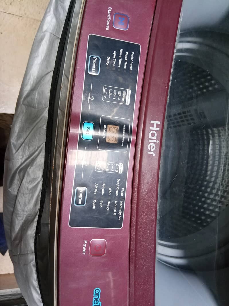 آئیٹو میٹک واشنگ مشین ھائر کمپنی فار سیل03006587680 2