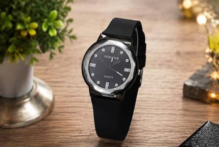 black belt watch in good look