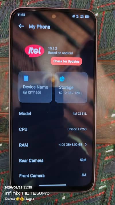 Itel City 200