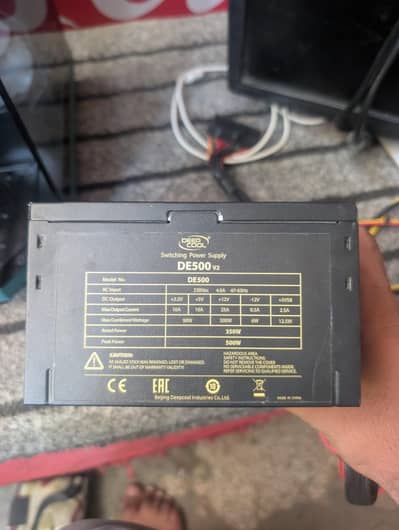Deep cool 500 watt 80 plus bronze power supply