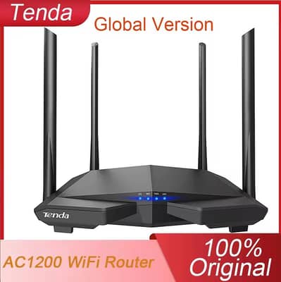 Tenda Ac6 1200mbps dual band wifi router and extender Brand new