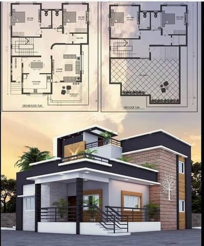 Architecture Interior/Office Design/Home Design/Map/2D 3D Naqsha