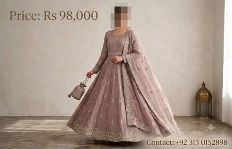 Walima Maxi | Luxury Maxi Dress | Wedding Dress | Bridal Lehnga