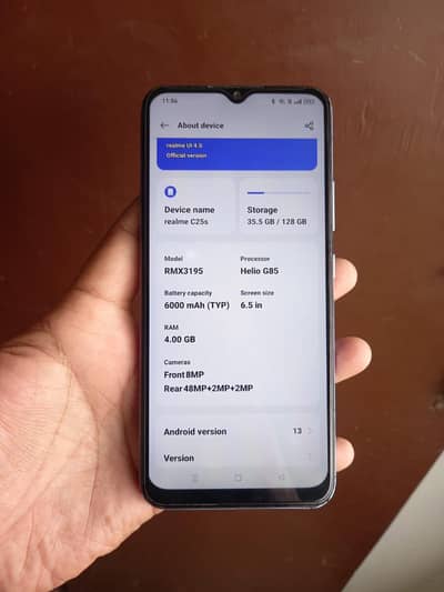 realme c25s 4 128 approved only set