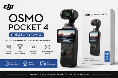 DJI Osmo Pocket 4 | Only 10 Days Used |  New | Excellent Condition