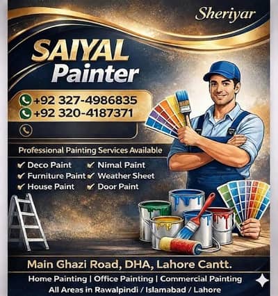 Paint work, Interior Decorator, Deco Polish & Resham Wall Finishes