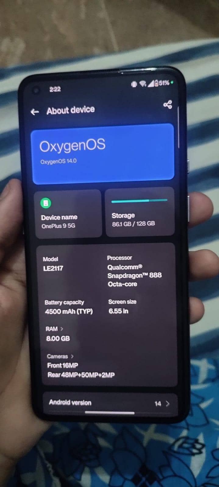 One Plus 9 5G 5