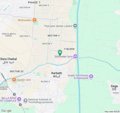 Prime Investment Opportunity | 1 Kanal Corner Plot Y-3580 with 40 Sq. Ft. Extra DHA Phase 7 Lahore