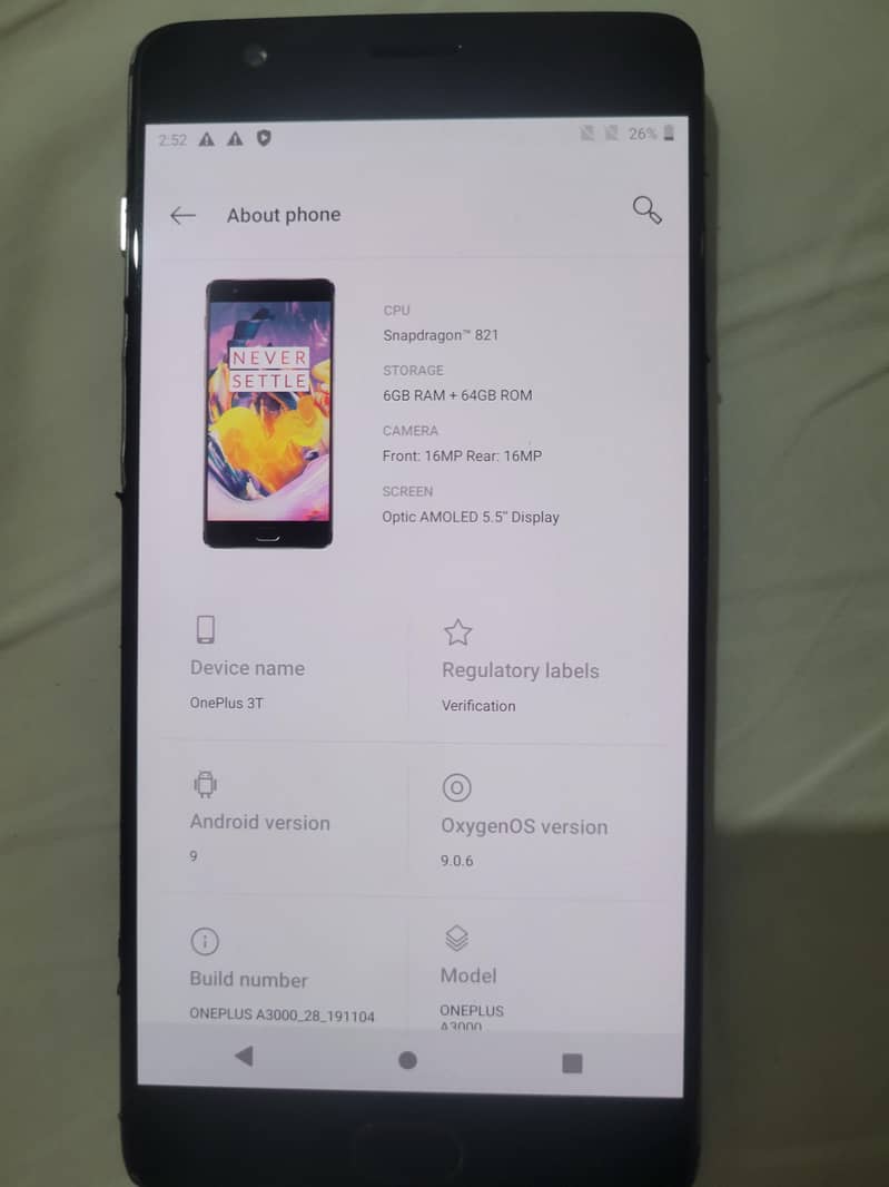 One Plus 3T 1