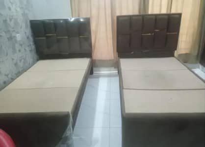 2 single bed for sale velvet poshish