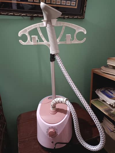 Brand New Garment Steamer / Vertical Iron (Pink & White)  Box Packed