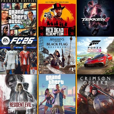 PS5 PS4 Games | FC 26 GTA VI RDR2 God of War Spider Man