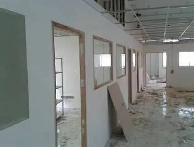 drywall/gypsum ceiling/Dampa ceiling/glass partition/renovation work