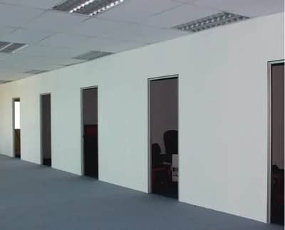 glass partition/gypsum board partition/gypsum ceiling/cement partition