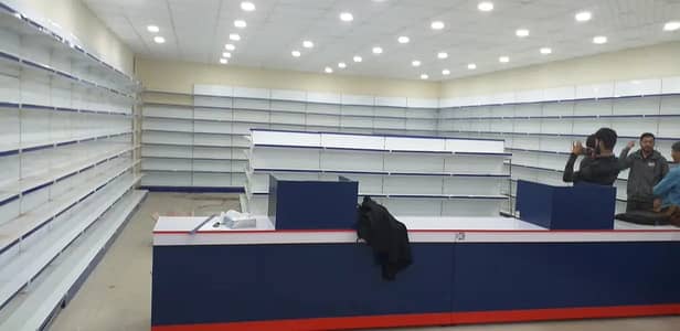 Racks,Pharmacy Racks -Cash Counter - Wall Rack - Store Rack - Trolleys