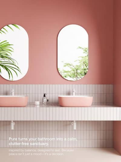 Vanity Over Counter Made By Porcelain Body (Sera)