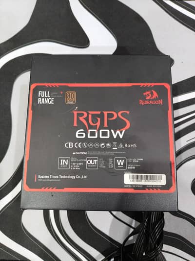 Red dragon RGPS-600W 80+ bronze Supply