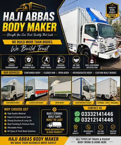 HAJI ABBAS BODY MAKER – QUALITY TRUCK BODY FABRICATION