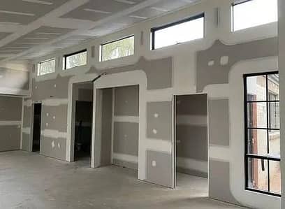Gypsum board partition/Glass Partition/interior work/drywall Partition
