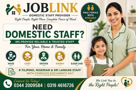 nanny babysitter / maid / driver/ chef / homecleaner / foreigner staff