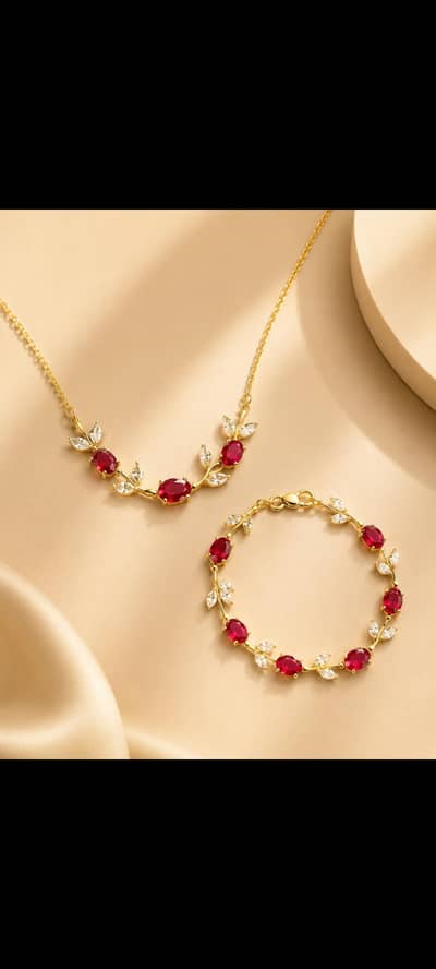 Tulip braclet and necklace