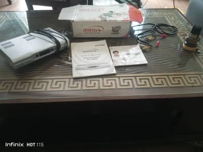 zenga dish tv with original box and all asseries brand new condition