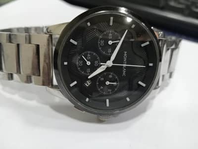 Mont Blanc chronograph watch for men