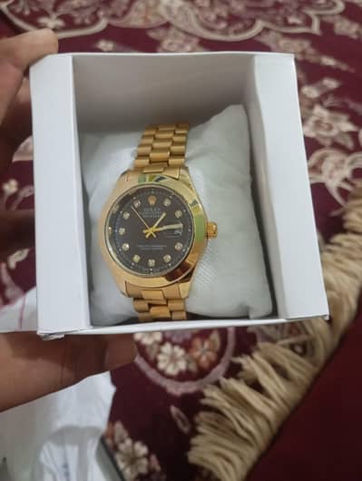 Golden watche man