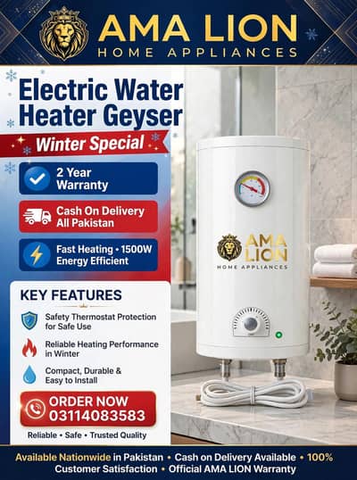 IMPOTAD ELECTRIC PLUS GEYSER WATER HEATER GAYSER factory / 03114083583