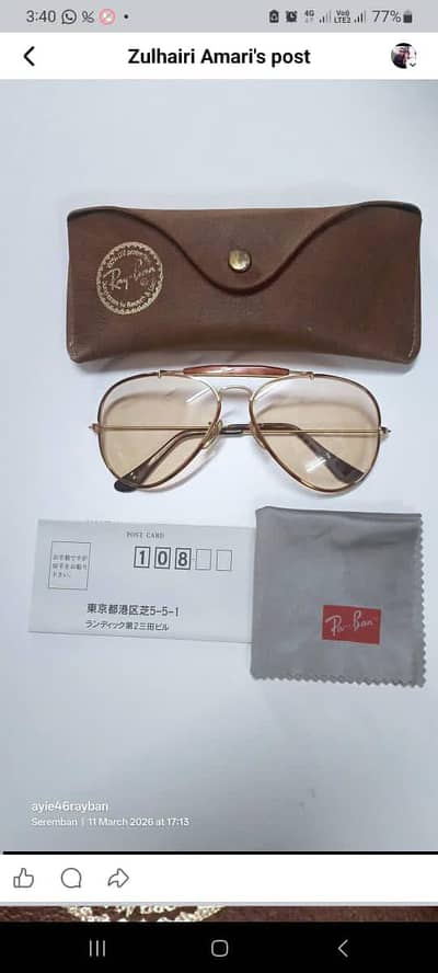 Ray ban Rayban  Sun glasses sunglasses