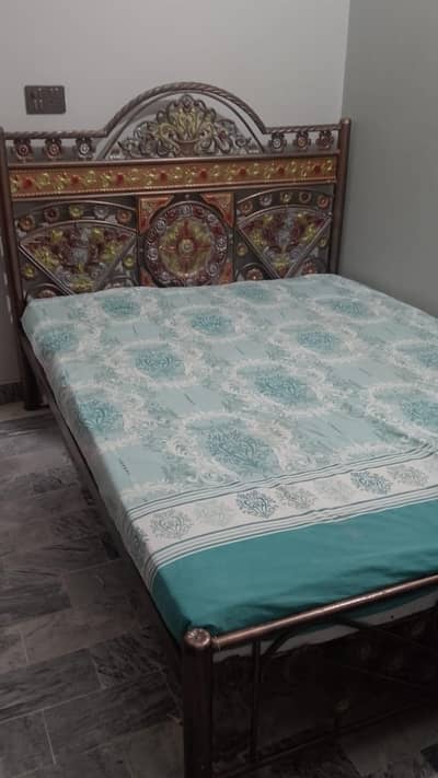 iron bed for sell with matters