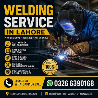 welding service in Lahore