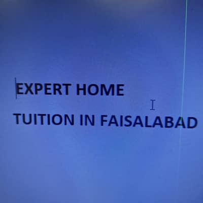 Expert Home tuition Faisalabad