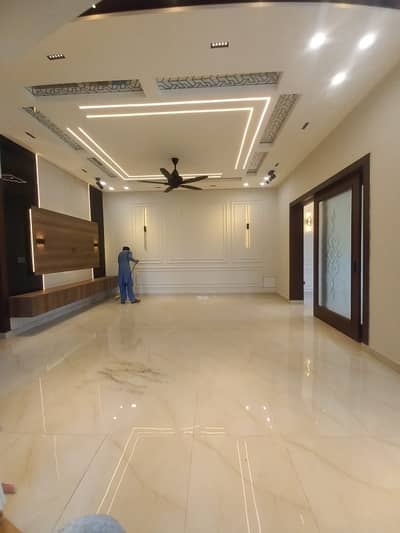 Brand new 10 luxury house 5 bed accommodation 2 American kitchen 1 Servent two species TV lounge available for rent in Bahria Enclave Islamabad.