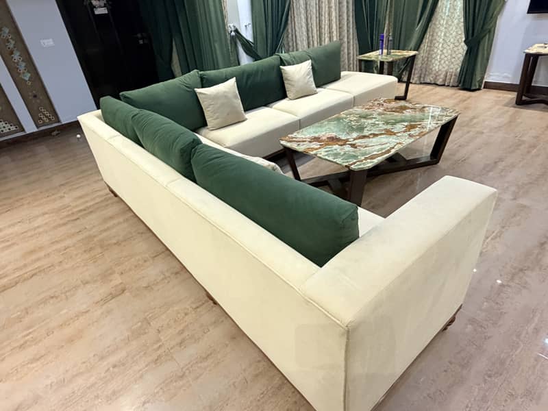 L Shaped Sofa set (without table) 1