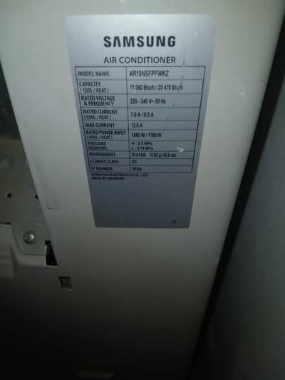 Ac 1.5 Tan samsung digital inverter