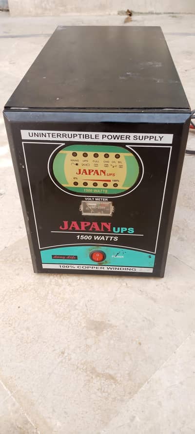 UPS in Running condition and 12watt motor and 500watt inveter