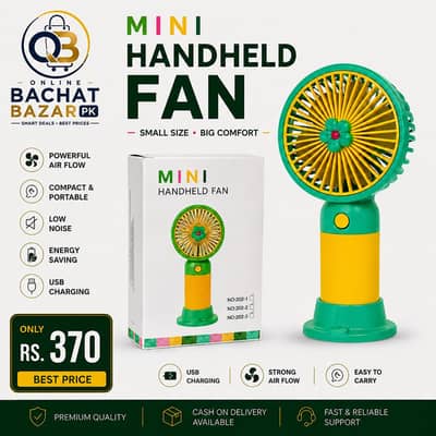 Mini Rechargeable Portable Fan