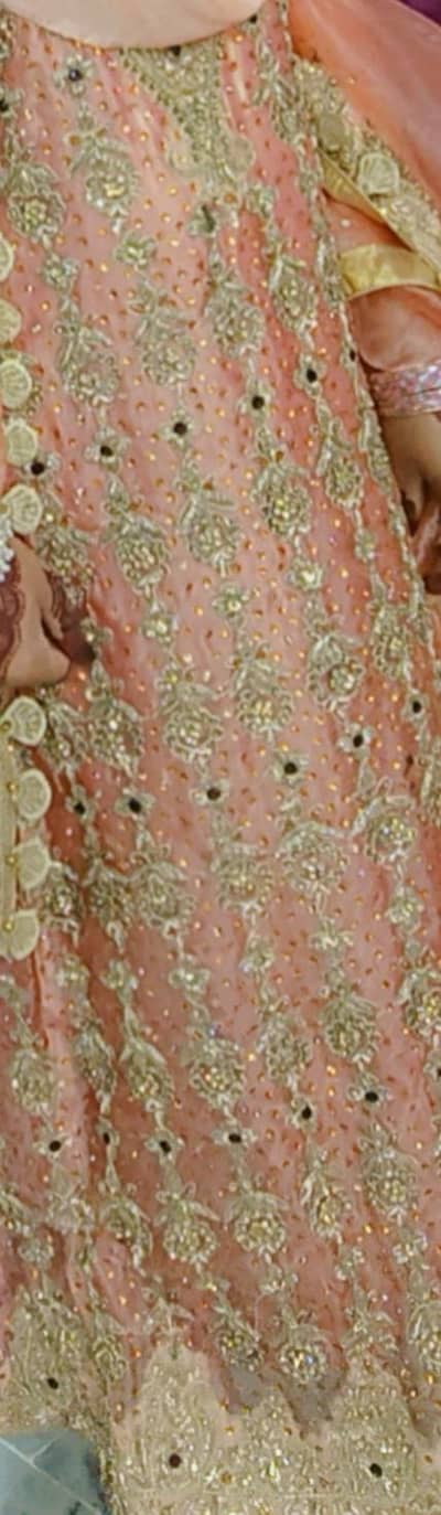 walima dress and clouch