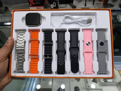7-in-1 Ultra Smart Watch | Bluetooth Calling | 7 Straps | SZ Store