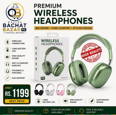 P9 Wireless Headphone