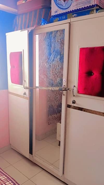 Bed , wardrobe , divider , dressing , shoe rack , side table