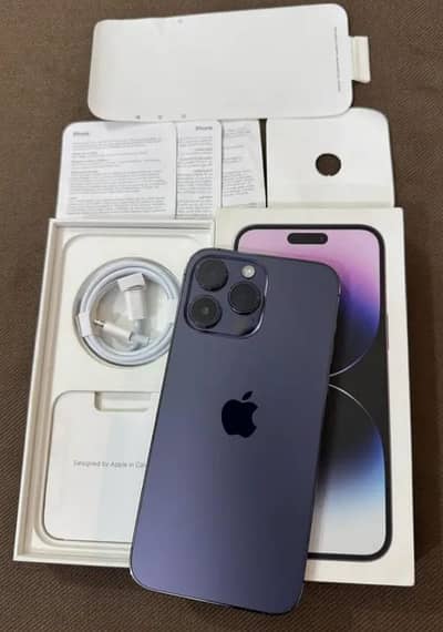 Apple Iphone 14 pro max official pta approved 256gb water pack