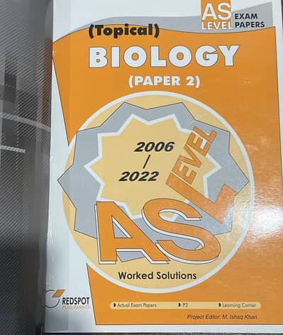 As Biology 9700 Redspot solved Topical P2