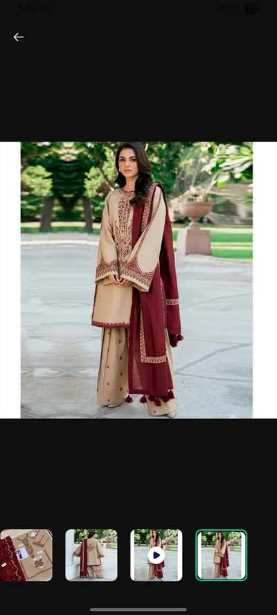 Women Lawn 3-Piece Suit - Delivery Available