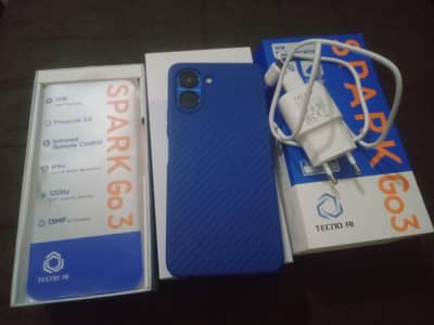 Tecno Spark Go 3 4+4gb 128gb full box 12 days use