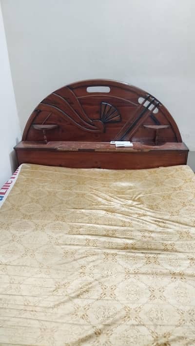 Used bed for sale with mattress