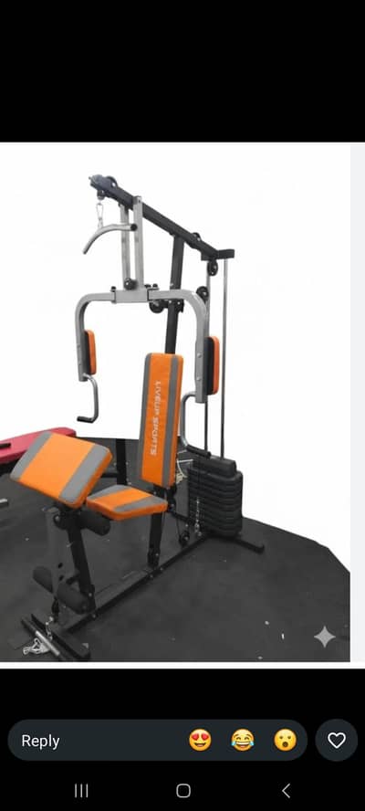 live up multi gym home station butterfly lat pull down bench press gym